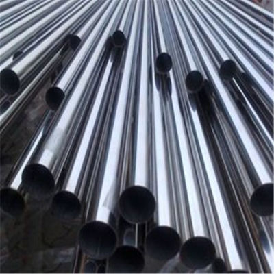 Polished 1 Inch Stainless Steel Tubing , Mild Steel Round Tube 201 304 316 Grade
