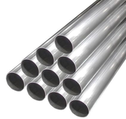 Custom Size Polished Stainless Steel Round Pipe , Seamless Steel Tube 4 Inch