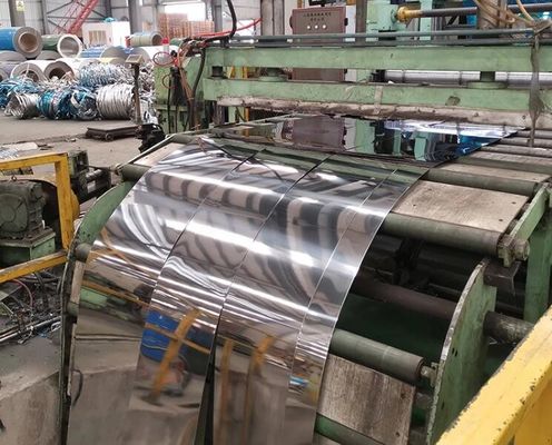 Bending Decoiling Stainless Steel Shim Stock Strips Super Hard Self Adhesive