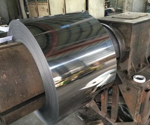 Smooth Compact Surface Stainless Steel Coil Stock , Galvanized Sheet Metal Coils