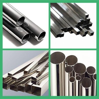 Rectangular Stainless Steel Hollow Tube Threaded Large Diameter 3 Inch Brushed