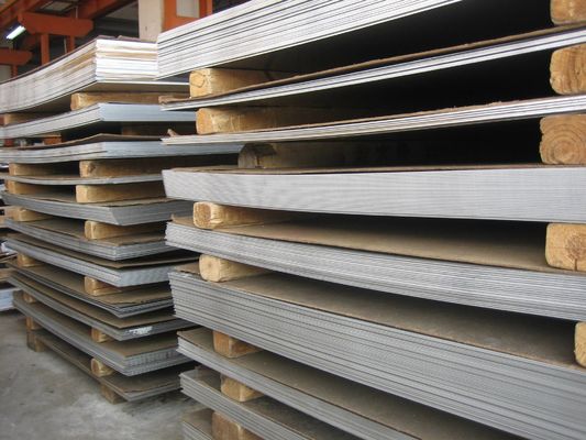 Ss 201 Hairline Stainless Steel Slab Non - Hardenable Grade Consistently Thick