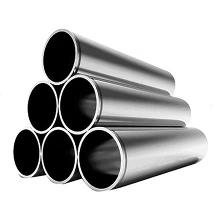 Clean Smooth Surface Brushed Stainless Steel Round Pipe  Oxidation Resistance