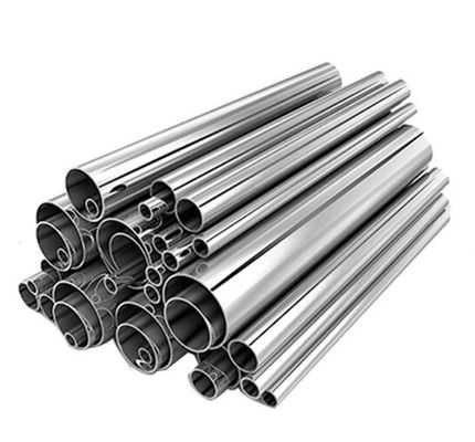 Clean Smooth Surface Brushed Stainless Steel Round Pipe  Oxidation Resistance